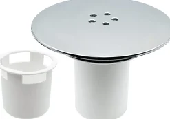 Bonde de douche amovible, couvercle de bonde universel, bouchon de douche chromé, débit rapide