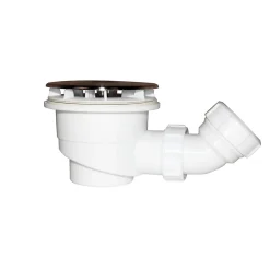 Bonde de douche extra plate avec diamètre 90 mm - installation facile, évacuation rapide