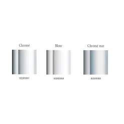 Bonde de douche sortie horizontale VILLEROY & BOCH Tempoplex Plus 90mm avec cache chromé brossé