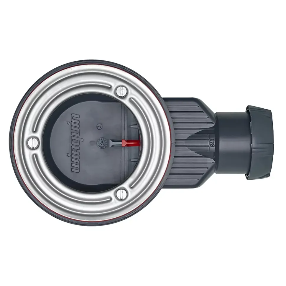 Bonde de douche Wirquin SLIM + ø40 mm sans grille pour plateau