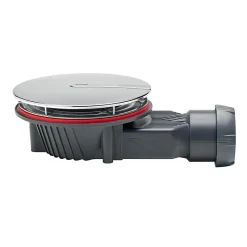 Bonde de douche Wirquin SLIM + ø40 mm dôme ABS.