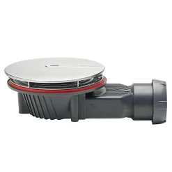 Bonde de douche Wirquin SLIM + ø40 mm dôme métal