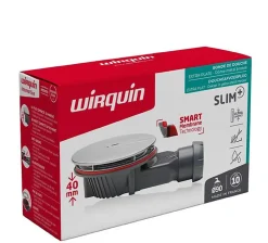 Bonde de douche Wirquin SLIM + ø40 mm dôme métal