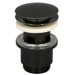 Bonde de lavabo ø 63 mm Rousseau avec clapet clic clac ou fixe effet canon de fusil