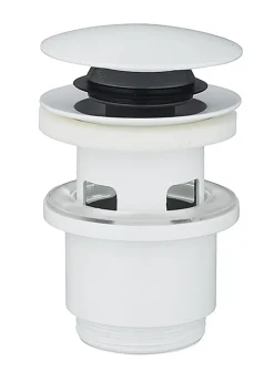 Bonde de lavabo ø 71 mm Rousseau avec clapet clic clac ou fixe
