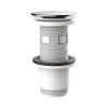 Bonde de lavabo ø65 mm Valentin avec clapet clic clac ou fixe