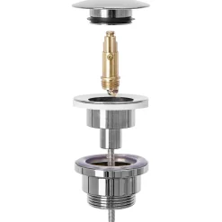 Bonde de lavabo universel REA Clic-Clac Chrome