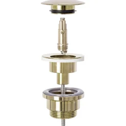 Bonde de lavabo universel REA Clic-Clac Gold