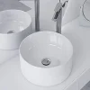 Bonde de Lavabo, vasque, evier universelle chromée sans trop plein, Bonde Pop Up (push-up) Automatique LuxuryBain