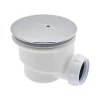 Bonde de receveur de douche sortie horizontale NICOLL 90 mm Chromé