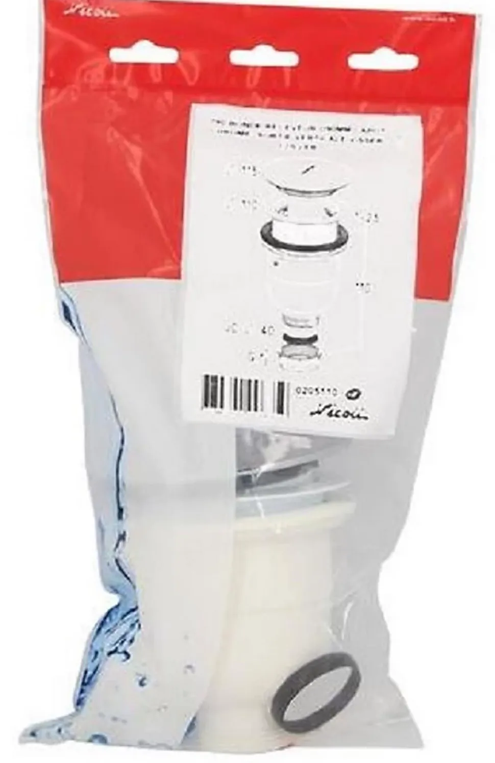 Bonde de receveur de douche sortie verticale NICOLL 90 mm avec capot en ABS Chromé