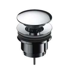 Bonde lavabo clic-clac universelle Sanycces en laiton finition 6 coloris Chrome