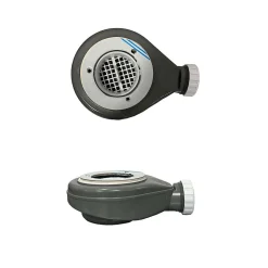 Bonde siphon diam. 90 mm extraplate universelle à évacuation horizontale pour receveur de douche, sortie en 40 mm
