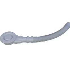 Bonde Siphon extra-plat avec tuyau flexible - Diamètre 90 mm - Siphon de douche - Installation facile et gain de place
