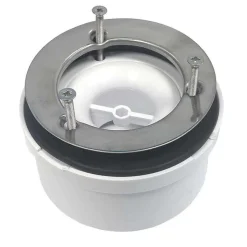 Bonde siphon universelle diam. 90 mm à évacuation verticale pour receveur de douche, sortie en 40 mm ou 50 mm McAlpine