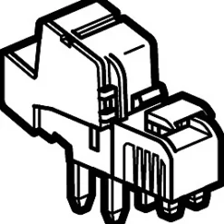 Borne d'alimentation P+N Legrand L. 110 mm