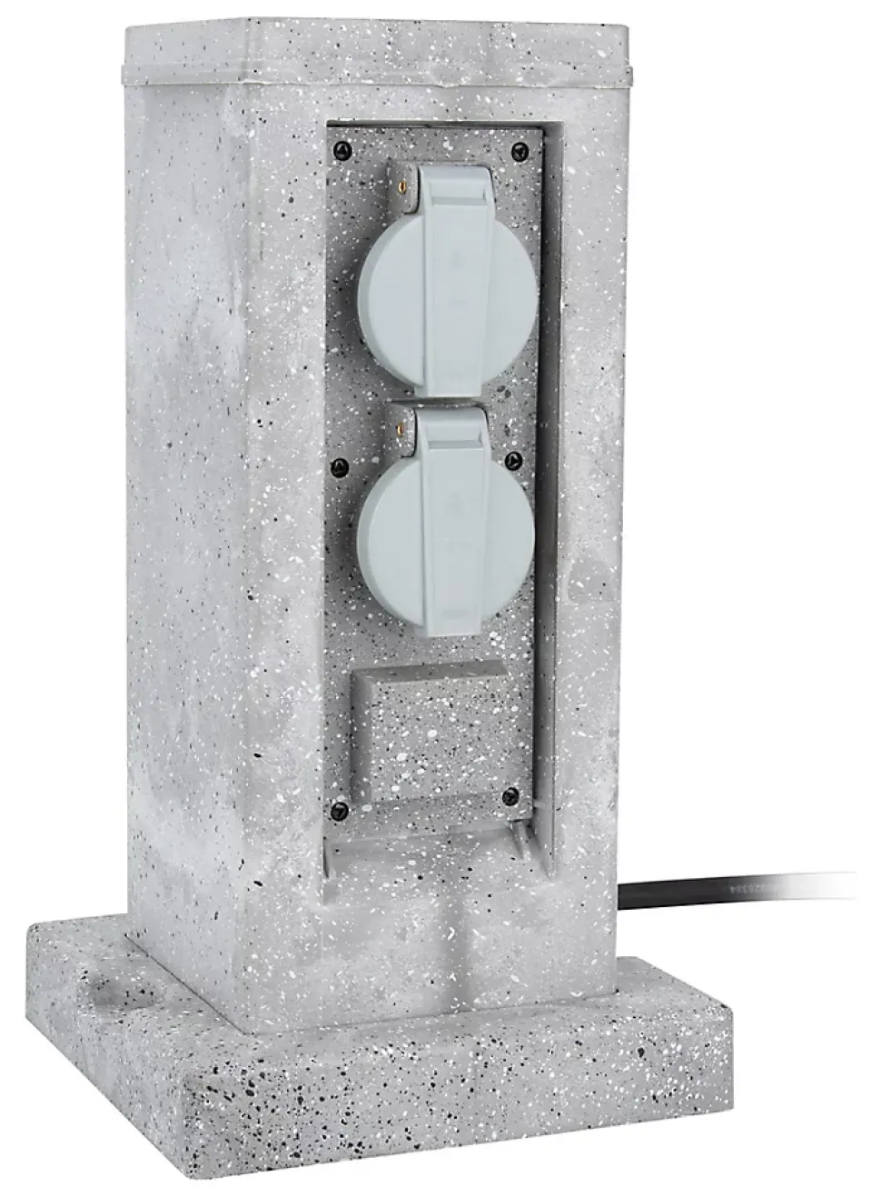 Borne de jardin extérieure Zenitech 2 prises + programmateur 5 m