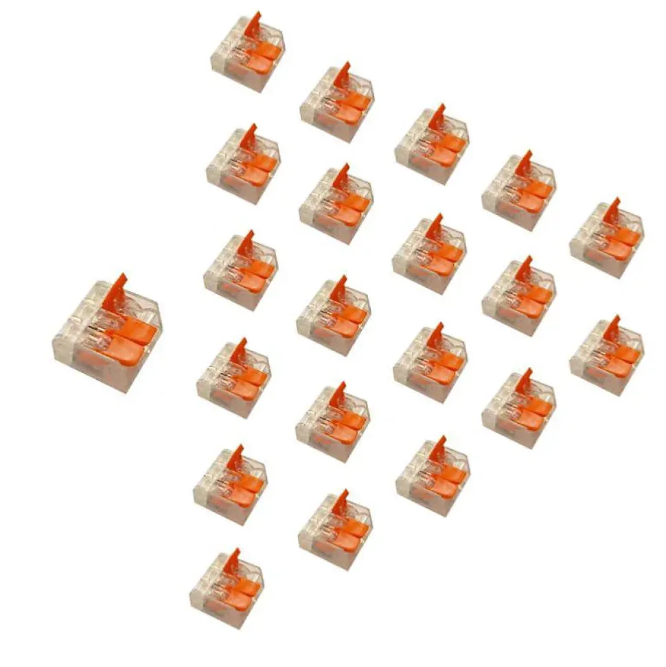 Borne de raccordement à levier 3 entrées (Pack de 20) - SILAMP