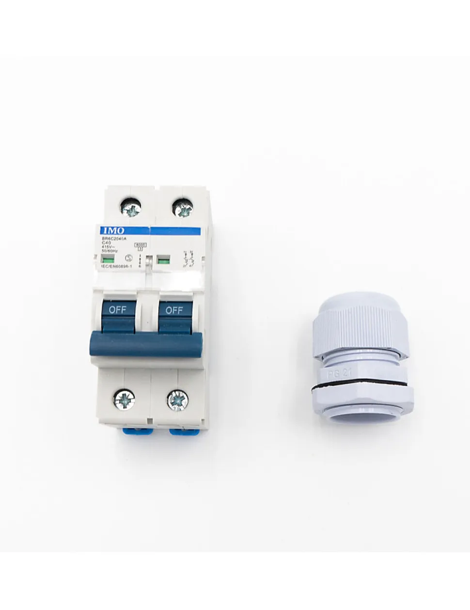 Borne De Recharge Avec Prise Europe 32a Complète Avec Protections Et Compteur