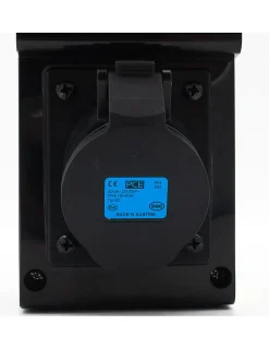 Borne De Recharge Avec Prise Europe 32a Complète Avec Protections Et Compteur