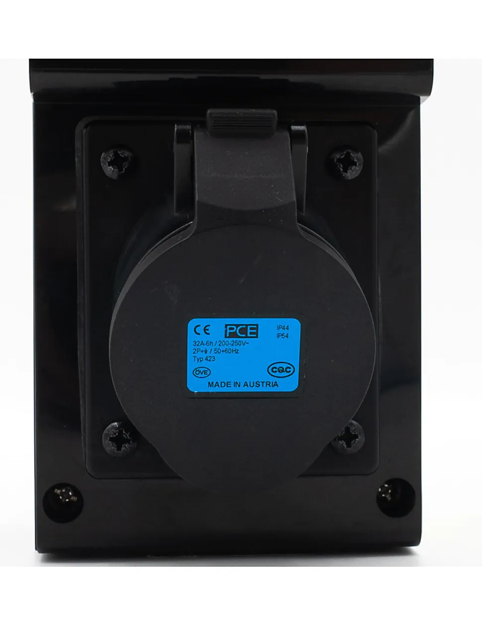 Borne De Recharge Avec Prise Europe 32a Complète Avec Protections Et Compteur