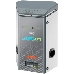 Borne de recharge murale I-ON RFID 1 x 22 kW - Type 2S + 1 prise SCHUKO - Compteur MID - IP55 - GEWISS - GWJ2123R