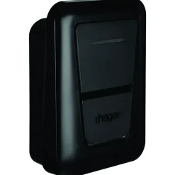 Borne de recharge pour voiture électrique Witty One 7 kW avec TIC. RFID et Bluetooth - HAGER - XVR107STI