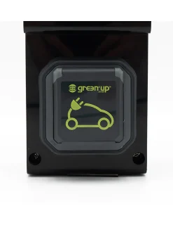 Borne De Recharge équipée D'une Prise Green'up Complète Avec Protections