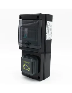 Borne De Recharge équipée D'une Prise Green'up Complète Avec Protections