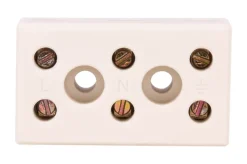 Borne stéatite tripolaire 6 à 16mm² - Zenitech