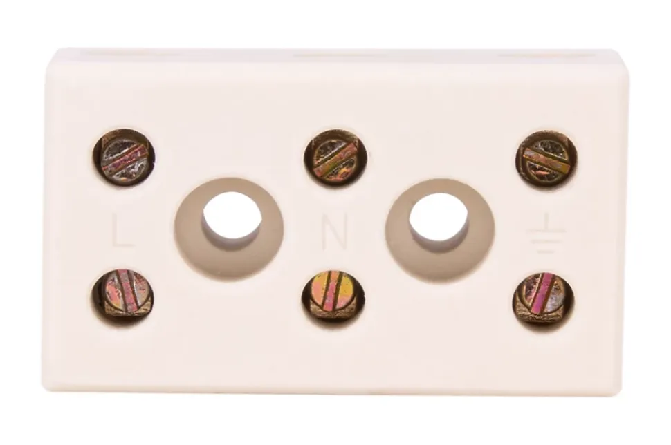 Borne stéatite tripolaire 6 à 16mm² - Zenitech