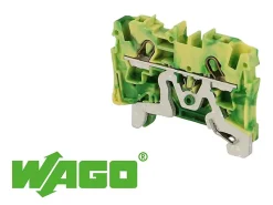 Bornes de jonction RAPIDE Wago 4 mm VERT-JAUNE