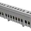 Bornier modulaire phase12 points Zenitech gris
