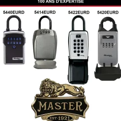 Boîte à clé à anse rétractable Masterlock Select Acess 5420EURD