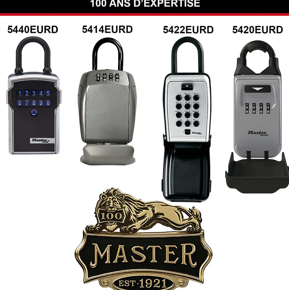 Boîte à clé à anse rétractable Masterlock Select Acess 5420EURD