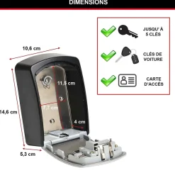 Boîte à clé sécurisée Master Lock Select Access à combinaison programmable