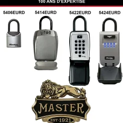 Boîte à clés transportable Master Lock 5406EURD