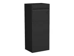 Boîte à colis anthracite - L45 x l35 x H105 cm - COLIBRI