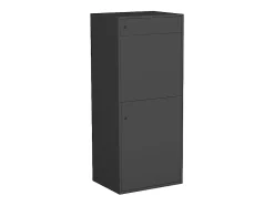 Boîte à colis anthracite - L45 x l35 x H105 cm - COLIBRI
