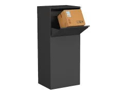 Boîte à colis anthracite - L45 x l35 x H105 cm - COLIBRI