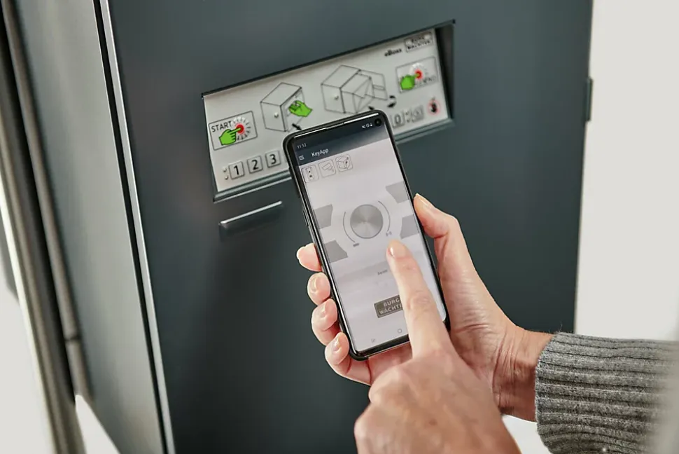 Boîte à colis électronique Burg Wächter grise 98L