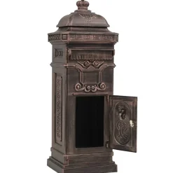 Boîte aux lettres à pilier Aluminium Vintage Bronze antirouille