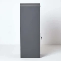 Boîte aux lettres 1 porte Boîte à colis SMART PARCEL BOX Large Gris foncé en acier