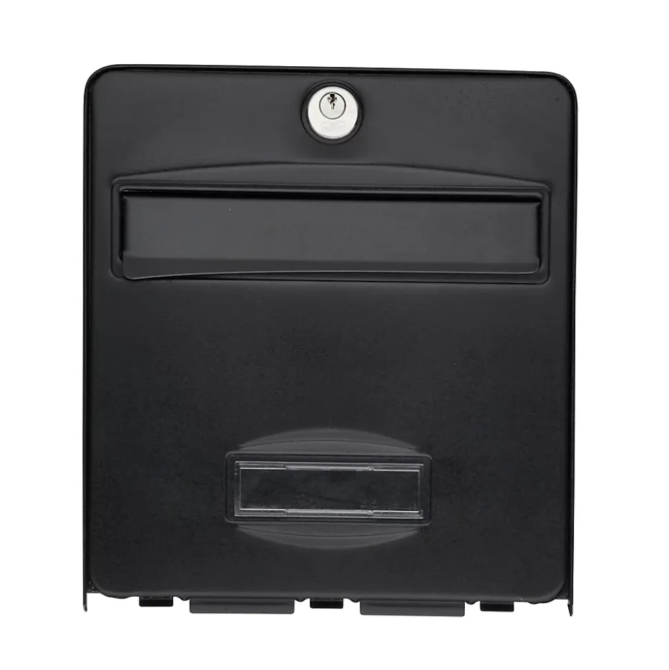Boîte aux lettres 1 porte Balthazar Noire Burg-Wachter