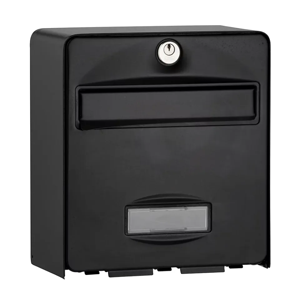 Boîte aux lettres 1 porte Balthazar Noire Burg-Wachter