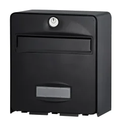 Boîte aux lettres 1 porte Balthazar Noire Burg-Wachter