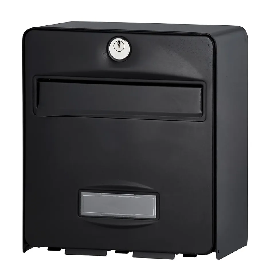 Boîte aux lettres 1 porte Balthazar Noire Burg-Wachter