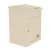 Boîte aux lettres 1 porte Boîte à colis SMART PARCEL BOX Beige en acier