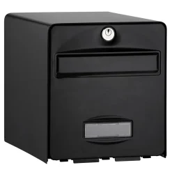 Boîte aux lettres 1 porte Balthazar Noire Burg-Wachter