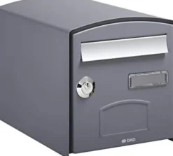Boîte aux lettres 1 porte Decayeux Dôme Gris Ral 7021
